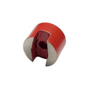 16mm x 11mm Button Pot Magnet | 4mm Hole / 5mm Slot (Alnico)