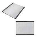 Magnetic Label C-Channel - 100mm x 76mm - Includes Blank Label Insert & Plastic Cover