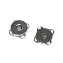 Stitchable Sewing Snap Button - Matched Pair | Silver