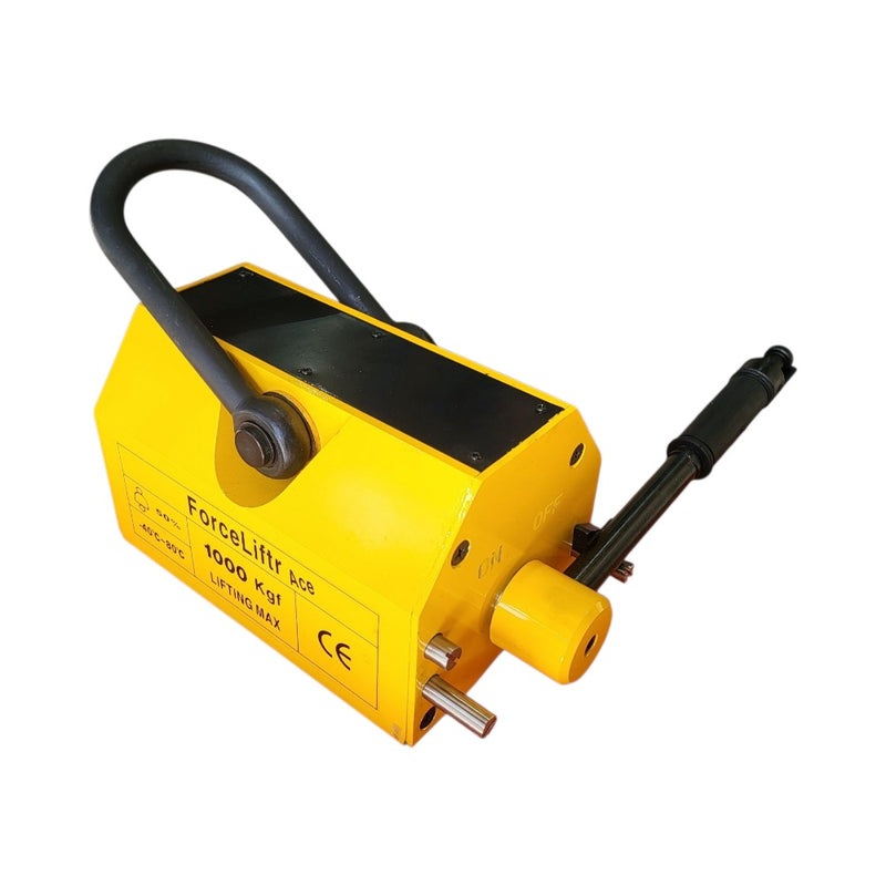 1000kg Industrial Lifting Magnet (3.5x Safety Factor)