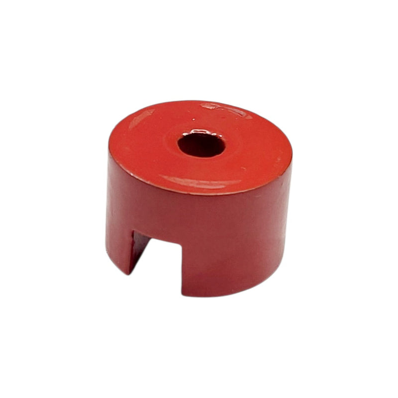 19mm x 13mm Button Pot Magnet | 4mm Hole / 5mm Slot (Alnico)