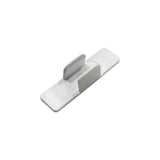U-Shape Adhesive Marker Holding Clip | White