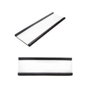 Magnetic Label C-Channel - 75mm x 25mm - Includes Blank Label Insert & Plastic Cover