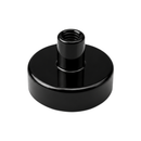 25mm x 8mm Pot with 8mm Post & Internal M5 Thread | Black Epoxy Coated
