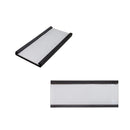 Magnetic Label C-Channel - 50mm x 20mm - Includes Blank Label Insert & Plastic Cover