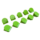 Magnetic Memo / Document Clips - Green | 10 Pack