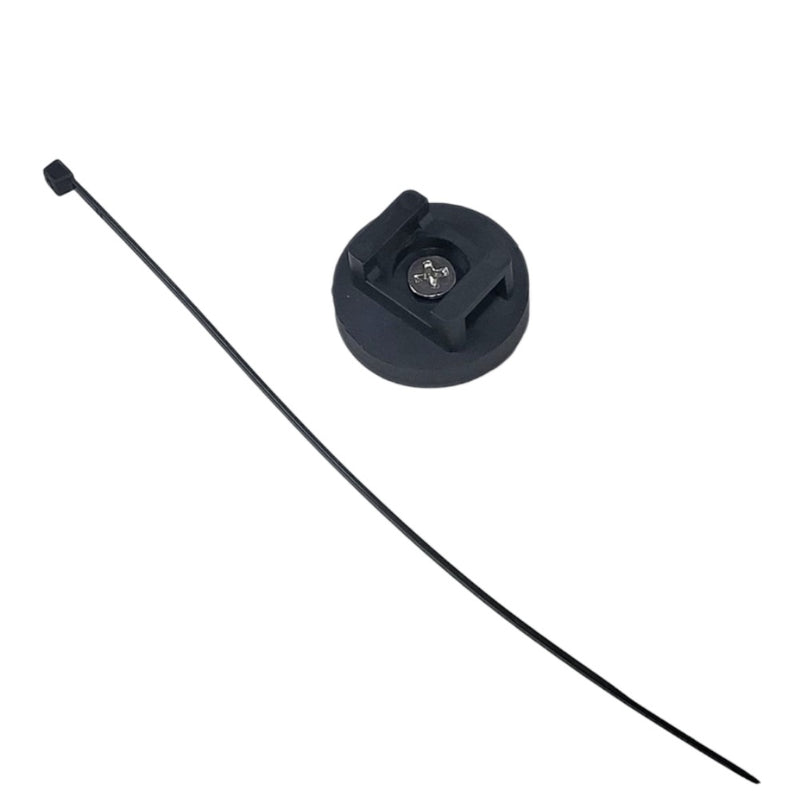 31mm Rubber Coated Pot Magnet with Cable Tie Mounting Kit