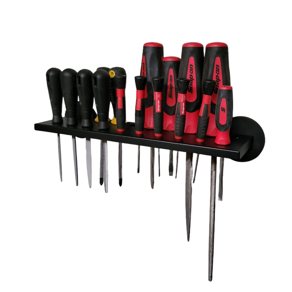 Screwdriver Storage Ramp Magnetic Hanging Screwdriver Storage Shelf