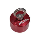 Small 55mm x 30mm 360 degree neodymium fishing magnet with eyebolt fitted