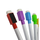 Magnetic Whiteboard Markers with Erasers - 8 Pack (Coloured)