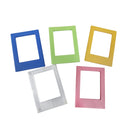 5pc Magnetic Fridge Photo Frames - Mixed Colours