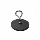 88mm x 8.5mm Rubber Pot Magnet with Spring Hook
