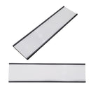 Magnetic Label C-Channel - 200mm x 50mm - Includes Blank Label Insert & Plastic Cover