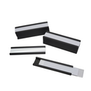 Magnetic Label C-Channel - 50mm x 12.5mm - Includes Blank Label Insert & Plastic Cover