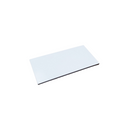 80mm x 40mm (2.4mm Thick) White Gloss Magnetic Label