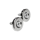 Matched Pair 20mm OD x 5.2mm ID x 4mm Thick Countersunk with Screws