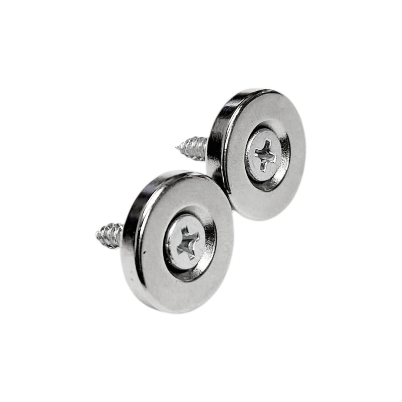 Matched Pair 20mm OD x 5.2mm ID x 4mm Thick Countersunk with Screws