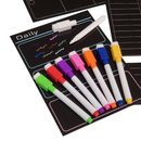 Magnetic 'Write & Wipe' Planner Set incl. 8pc Liquid Chalk Markers
