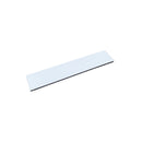 100mm x 20mm (2.4mm Thick) White Gloss Magnetic Label