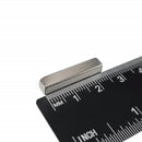 25mm x 5mm x 5mm Block - Magnetised Through Length - N42 (Rare Earth)