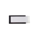 Magnetic Label C-Channel - 50mm x 25mm - Includes Blank Label Insert & Plastic Cover