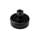 20mm x 7mm Pot with 7mm Post & Internal M4 Thread | Black Epoxy Coated