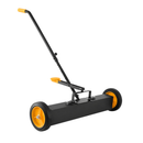 24" Rolling Magnetic Sweeper w/ Foot Activated Debris Release