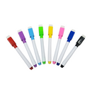 Magnetic Whiteboard Markers with Erasers - 8 Pack (Coloured)