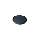 25mm x 2mm Disc - N52 - Black Epoxy (Rare Earth, North Pole Dent)