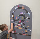 Magnetic Arch Play Wall for Kids - Removable & Renter Friendly
