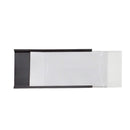 Magnetic Label C-Channel - 100mm x 50mm - Includes Blank Label Insert & Plastic Cover