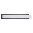 Magnetic Label C-Channel - 150mm x 25mm - Includes Blank Label Insert & Plastic Cover