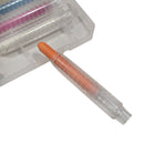 Close-up of a twist-up dustless chalk crayon