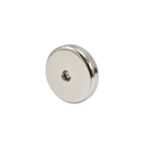 32mm x 8mm Pot with 5.5mm Countersunk Hole (Rare Earth)