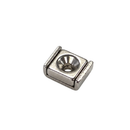 10mm x 13.5mm x 5mm Rectangular Pot with 3mm Countersunk Hole (Rare Earth)