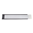 Magnetic Label C-Channel - 150mm x 30mm - Includes Blank Label Insert & Plastic Cover