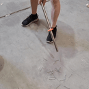 Magnetic Self Cleaning Swarf Wand Long 1000mm | 250mm Pick Up Area