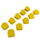 Magnetic Memo / Document Clips - Yellow | 10 Pack
