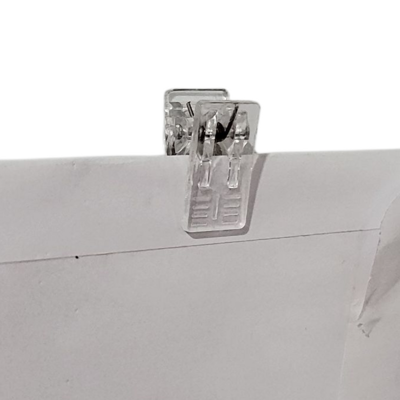 Magnetic Memo / Document Clip - Clear Acrylic