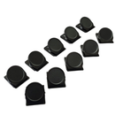 Magnetic Memo / Document Clips - Black | 10 Pack