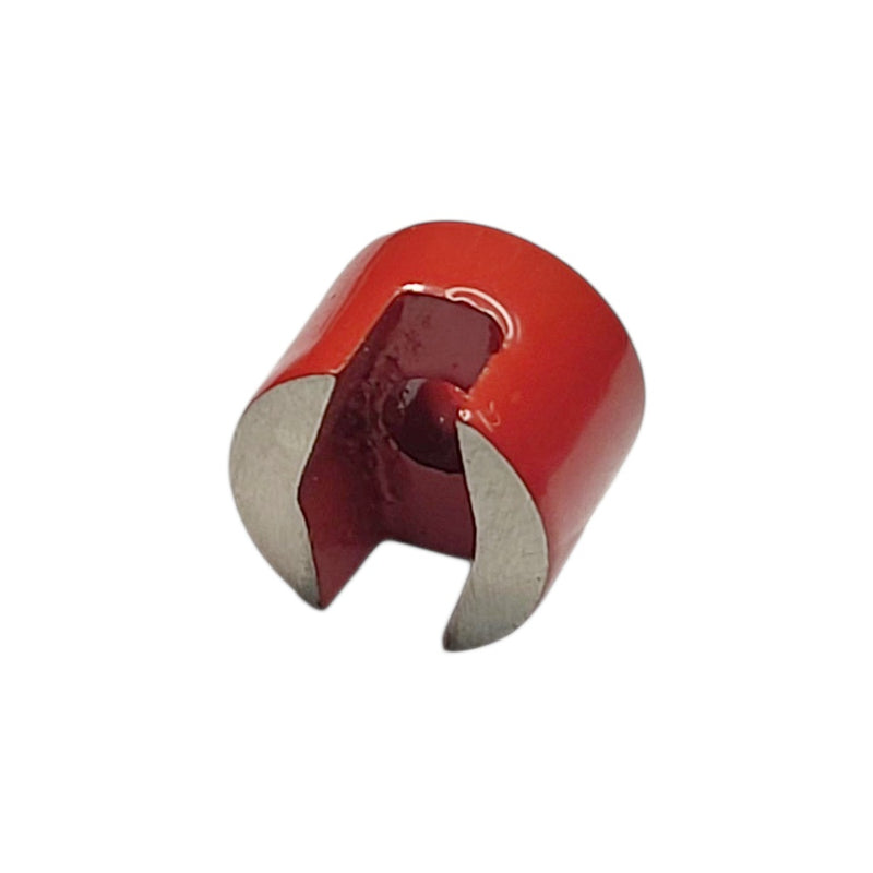 12.5mm x 10mm Button Pot Magnet | 4mm Hole / 4mm Slot (Alnico)