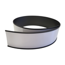 Magnetic Label Holder with Blank Label Insert & Plastic Cover (80mm)