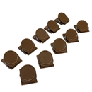 Magnetic Memo / Document Clips - Brown | 10 Pack