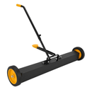 36" Rolling Magnetic Sweeper w/ Foot Activated Debris Release