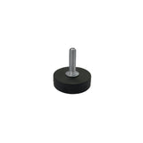 22mm x 6mm Rubber Pot Magnet | External Thread, 15mm Boss (Rare Earth)