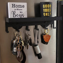 Magnetic Hanging Storage Shelf & Hooks