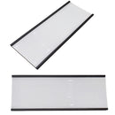 Magnetic Label C-Channel - 200mm x 76mm - Includes Blank Label Insert & Plastic Cover