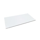 200mm x 100mm (2.4mm Thick) White Gloss Magnetic Label