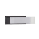 Magnetic Label C-Channel - 50mm x 20mm - Includes Blank Label Insert & Plastic Cover