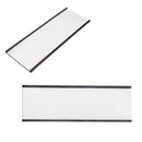 Magnetic Label C-Channel - 150mm x 50mm - Includes Blank Label Insert & Plastic Cover